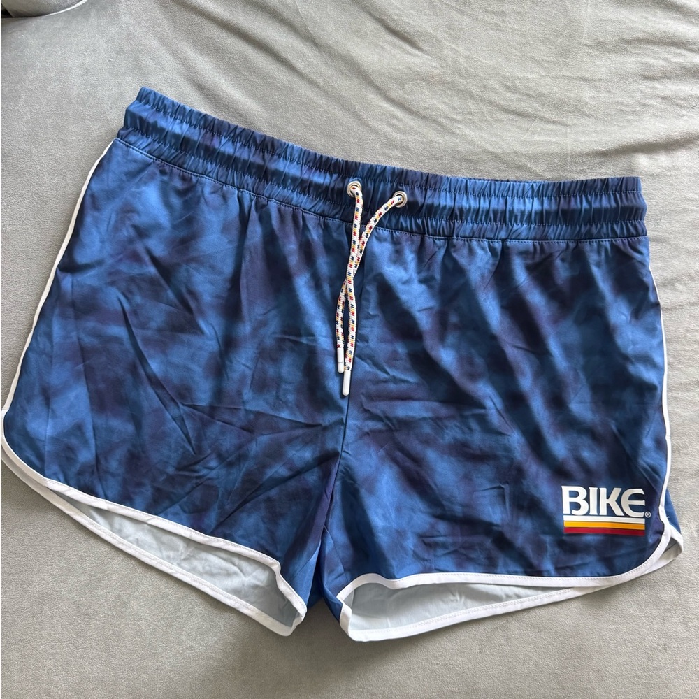 Men Bike Blue Shorts